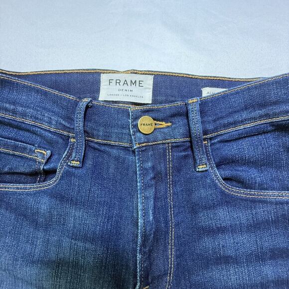 FRAME Women Ali Ultra High Rise Cigarette Skinny Jeans Size 25 - Picture 5 of 10